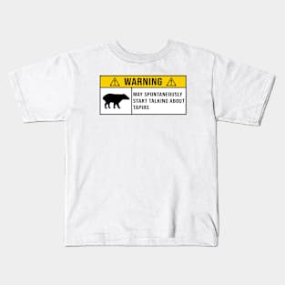 Funny Tapirs Quote Kids T-Shirt